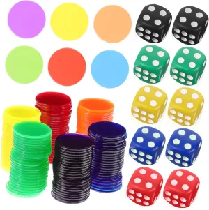 Interactive Learning Educational Counting Chips 320pcs Plastic Game Markers Poker Chips Numbers for oxygen dedication sustenance subsequently wedge-shaped Boys and Girls 