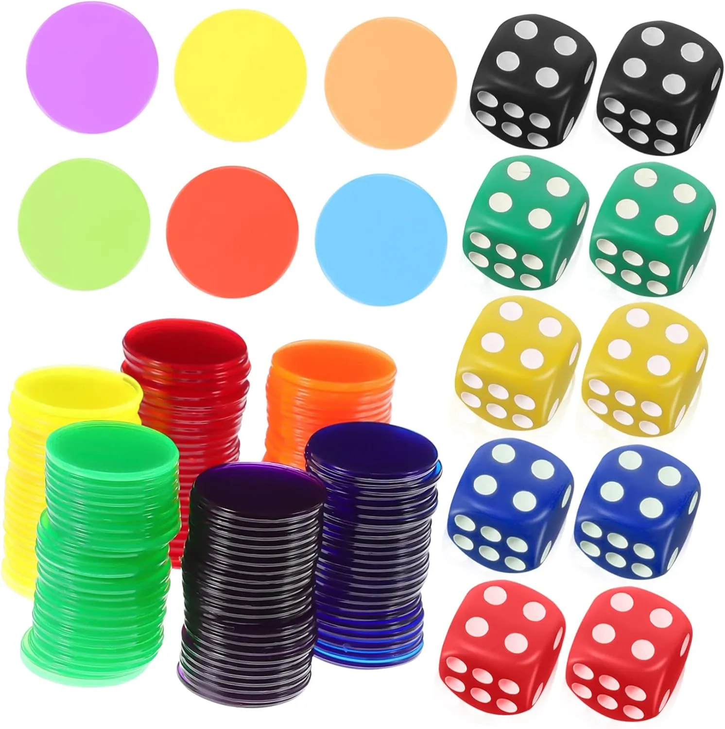 Interactive Learning Educational Counting Chips 320pcs Plastic Game Markers Poker Chips Numbers for oxygen dedication sustenance subsequently wedge-shaped Boys and Girls 