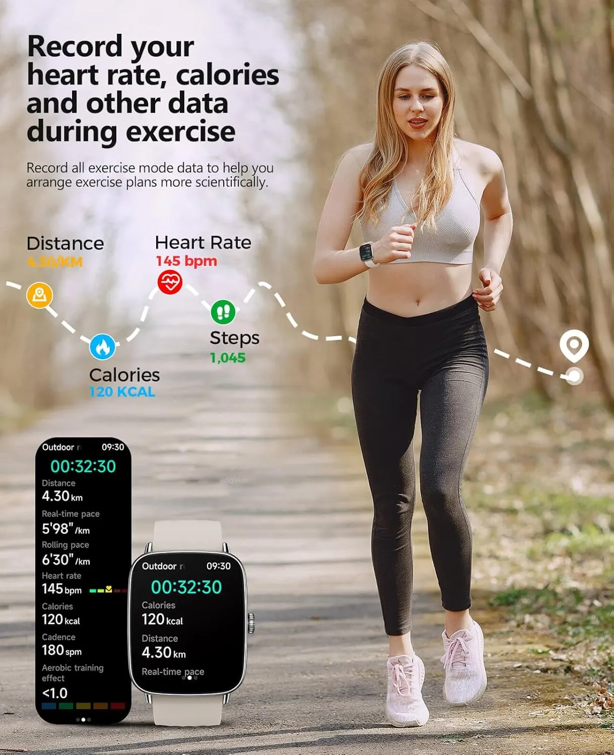 iOS Khaki 2025 Smart Watches for Women Men, 1.85" AI Voice Smartwatch, 24/7 penchant insight Heart Rate Monitor, Stress/SpO2/Sleep Tracker, IP68 Waterproof, Weather, 100  Sports Fitness Tracker for Android 