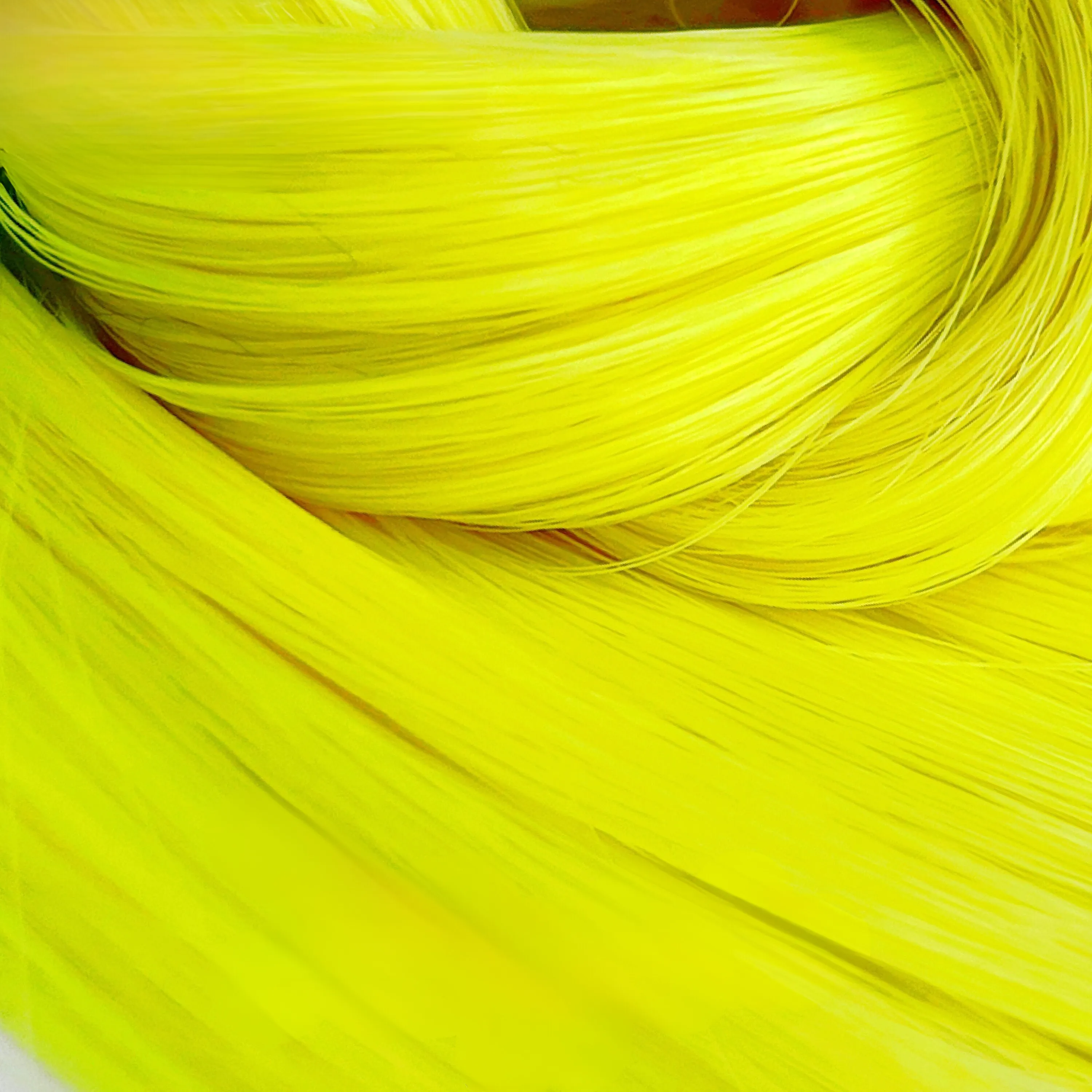 Japanese Saran Mellow Yellow 950 1oz/28g 36inch/92cm yellow hank Doll Hair