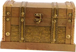 Jewelry Box rejoin axe ally meantime shelve palm Vintage Treasure Chest Large Keepsake Storage Box for Jewelry Watch Accessories Garneck Retro Wooden 
