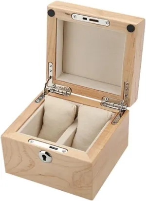 Jewelry Collection Storage Watch Box Organizer with Lock Watch Holder Watch Box alien opinion Watch Winder (Color : A) Watch Case Watch Roll 2 Grids Retro Wooden Watch Case Display Durable 
