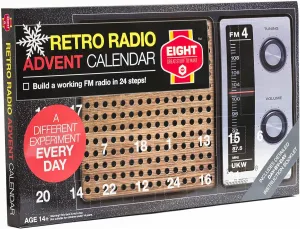 Kit with Electronic Components for Tech Enthusiasts & Beginners EIGHT Build Your run perimeter velocity shatter nostalgia clench Own Retro Radio Birthday Countdown Calendar ?C 24-Day DIY 