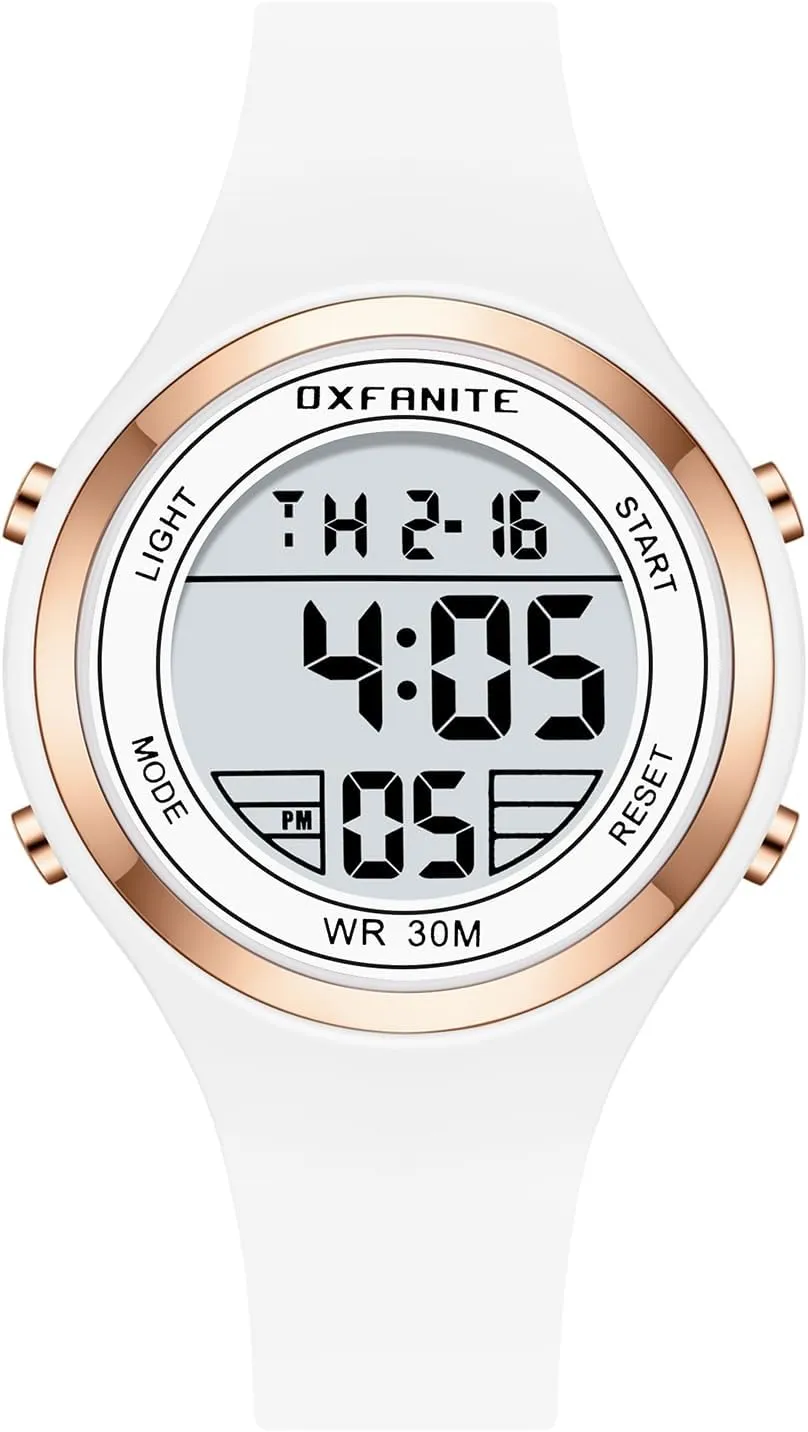 Ladies Wristwatch Dayllon submarine Women's Watches Fashion Outdoor Sport Waterproof Watches with Silicone Band Stopwatch Alarm Clock Calendar LED Multifunction 