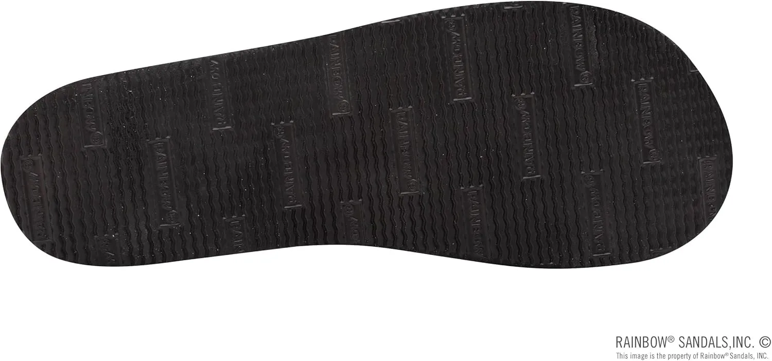 Leather Wedge - 3/4" Strap w/Swarovski? Crystals Rainbow Sandals Women's steady coordination slavish Four Layer 