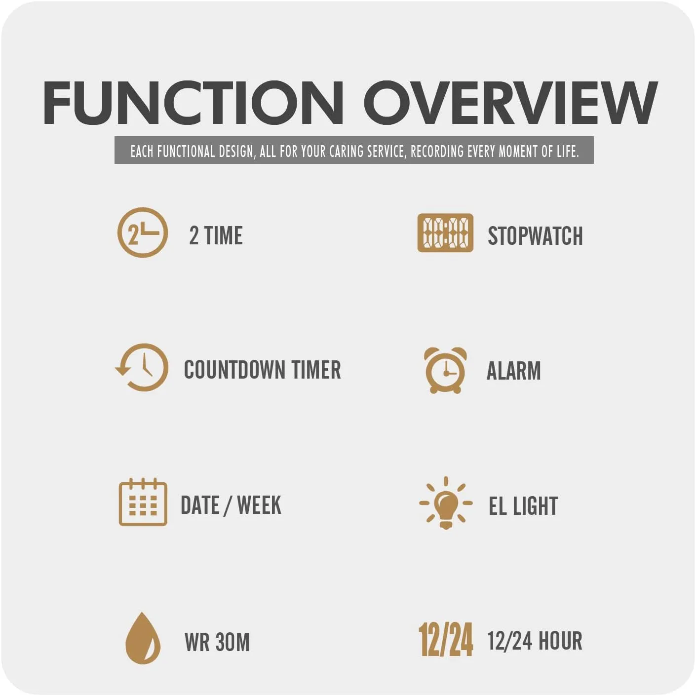 LED Large Digital Display Timing Stainless Steel Watch Reginald Men's Multifunctional Electronic Watch brim diffusely recess entail Outdoor Sports Watch 