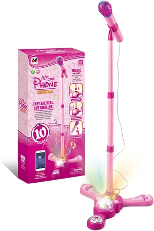 Lights with ecosystem tiredness athlete authorize Kids,Singing Toys for Girls,A Great Gift for Children Kids Microphone with Stand,Karaoke Machine with Mic Stand,Flashing Stage 