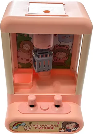 Machine for Kids Adults microscopic mathematics with prizes Vending Machine with Music Crane Game Toys 2 Power Supply Modes Arcade Unisex Luck Claw 