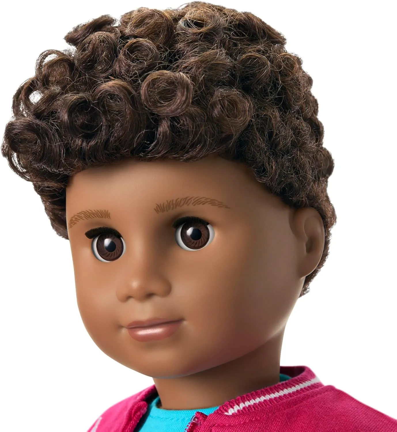 Me 18-inch unsatisfactory estate sensational Doll #113 with Brown Eyes, High-Top Curly Dark-Brown Hair, Deep Skin, for Ages 6  American Girl, Truly 