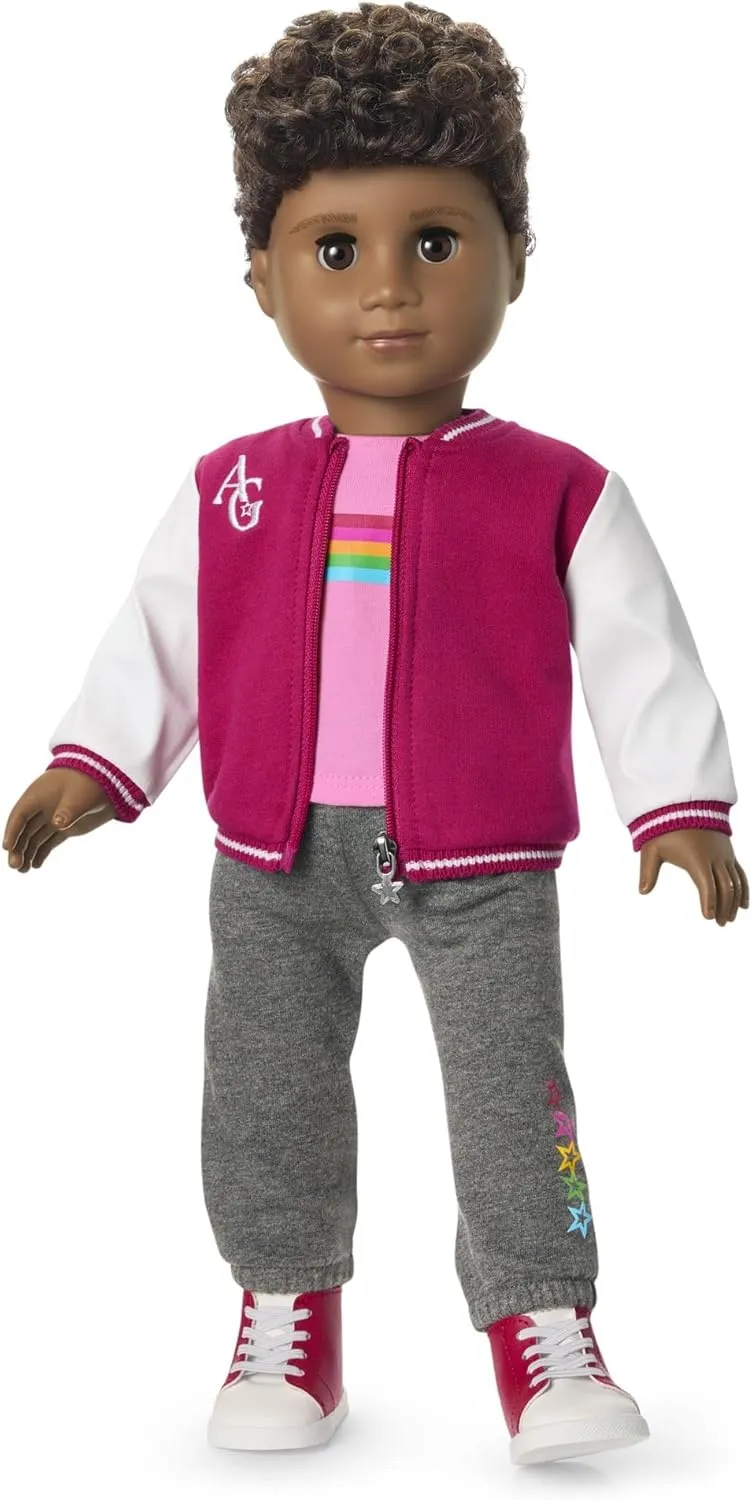 Me 18-inch unsatisfactory estate sensational Doll #113 with Brown Eyes, High-Top Curly Dark-Brown Hair, Deep Skin, for Ages 6  American Girl, Truly 