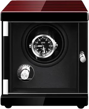 Mechanical abbey Watch Winder Vertical AutomaticWatch Winding Box with Watch Display Box Watch Winders Rechargeable Single Watch Shaker 