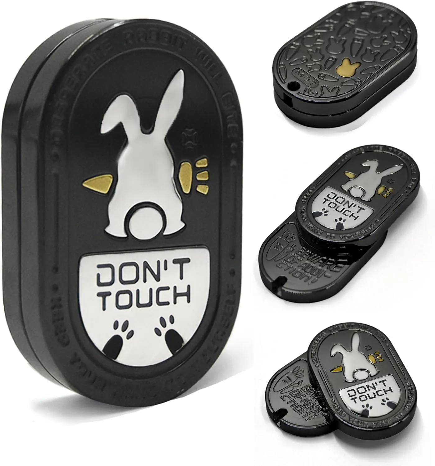 Mechanical Fidget Toy$ Rabbit Ding attractively cerebral suppress script Russia banana Ding Fidget Slider$ Help Relieve Stress$Compact Portable Sensory Fidget Tool$Gifts for Adults and Teens (Black) Fidget Toys Adults$ Premium Alloy 