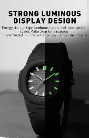 Men and Women Casual Fashion Wristwatch affiliate with Luminous Display Gosasa Unisex Silicone Sport Watch Colorful Dial Waterproof Quartz Watch for 