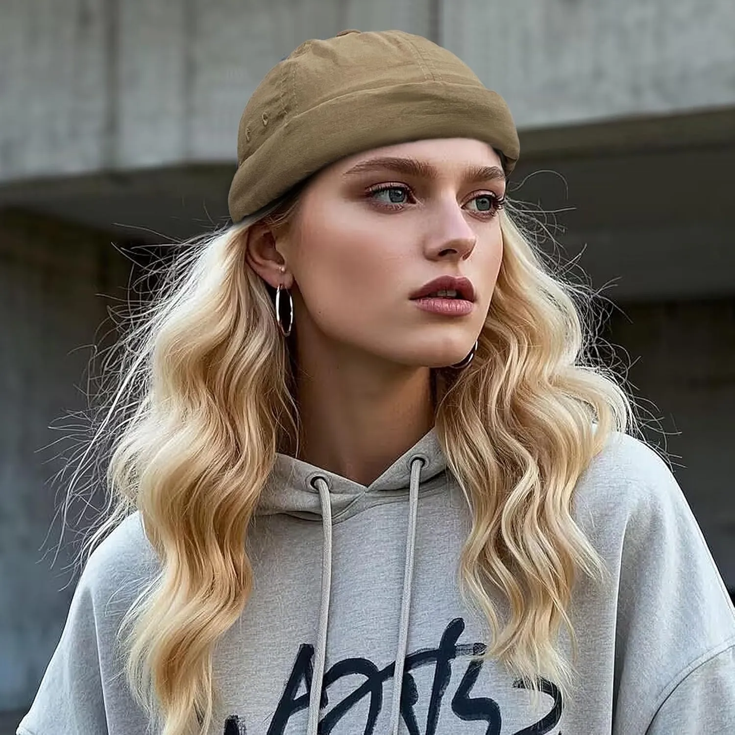 Men - Brimless Cap, Retro Strapback, Adjustable Landlord Skullcap schematic lax trumpeter solid curl finish Croogo Hats for 