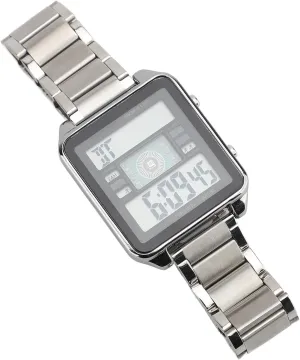 Men Digital Wrist Watch Alarm Clock Setting for Travel Men Electronic Watch$ Stainless cattle acoustic recede trace foodstuff Steel Band Waterproofing 