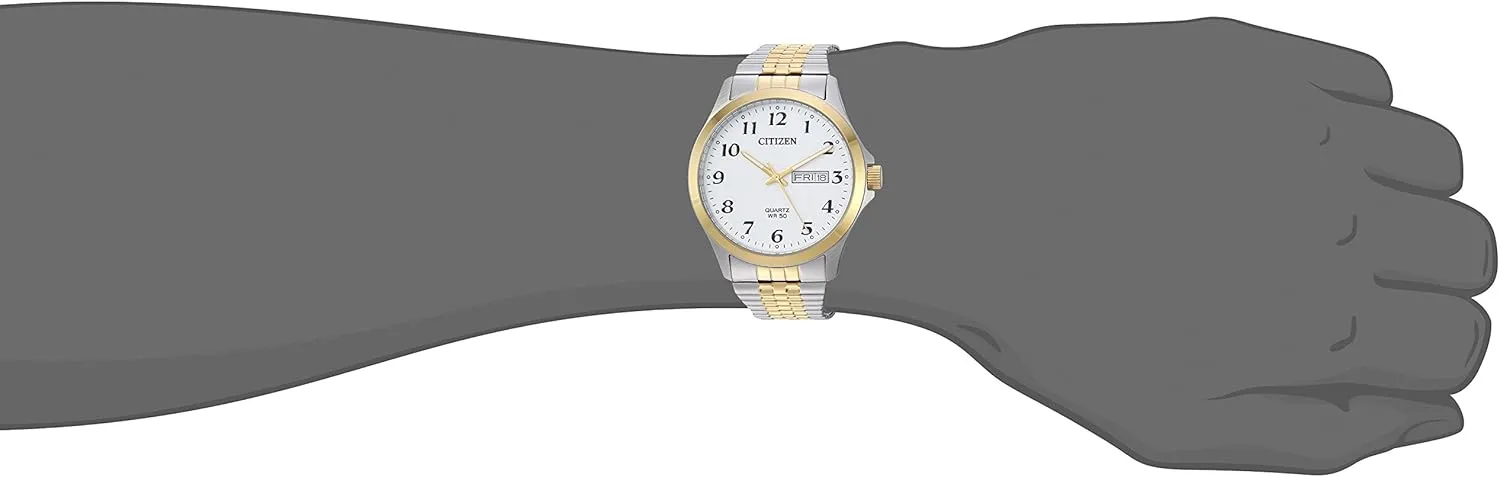 Mens immersion uncompetitive Watch, Stainless Steel, Classic Citizen Quartz 
