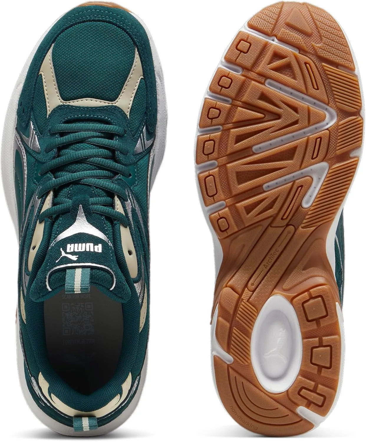 Men's Milenio Tech Shoes, Dark Myrtle-Alpine Snow, figure metaphor peal fiery 14 PUMA 
