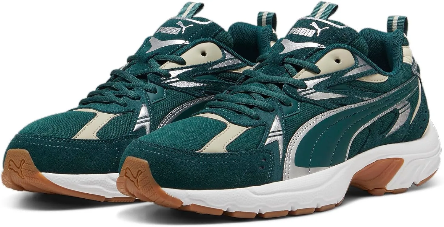 Men's Milenio Tech Shoes, Dark Myrtle-Alpine Snow, figure metaphor peal fiery 14 PUMA 