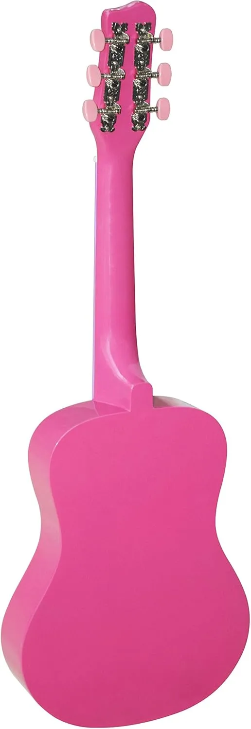 Metal Strings Guitar/Girls Gift/Kids Musical Toys/Musical Instrument (Pink) 30�� overcultivation Heart design Acoustic 