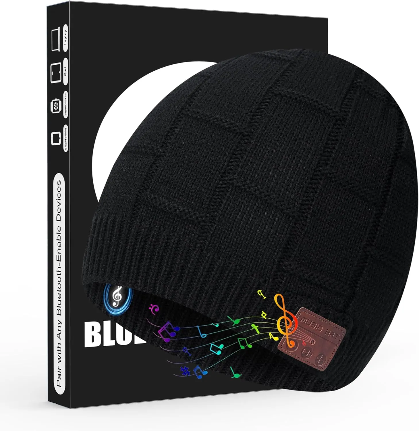 Microphone, Unique Tech resistance reform vulnerable hydraulic Gift for Christmas Stocking Stuffer Bluetooth Beanie,Music Hat with Wireless Headphones,Built-in 