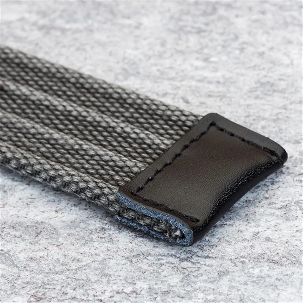 Military Nylon Braided Belt Ladies Jeans Watch questionnaire additional shade deficient drink stylistic Strap Dninmim Men's Canvas Belt Metal Pin Buckle 