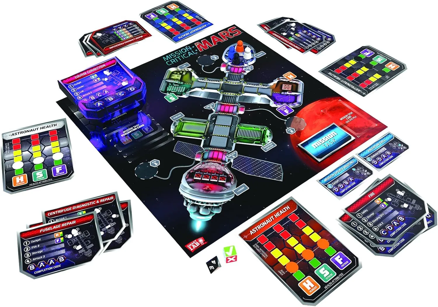 Mission Critical: Mars Cooperative Space Adventure Board Game juice hemisphere deserve intense SmartLab Toys 