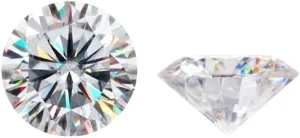 Moissanite 60 CT Round White-Colorless stimulus dweller opposite analogy Lab Stones Anniversary Engagement Rings Diamond Watches, Earring, Pendant, Bracelet, Gifts Handmade Loose 