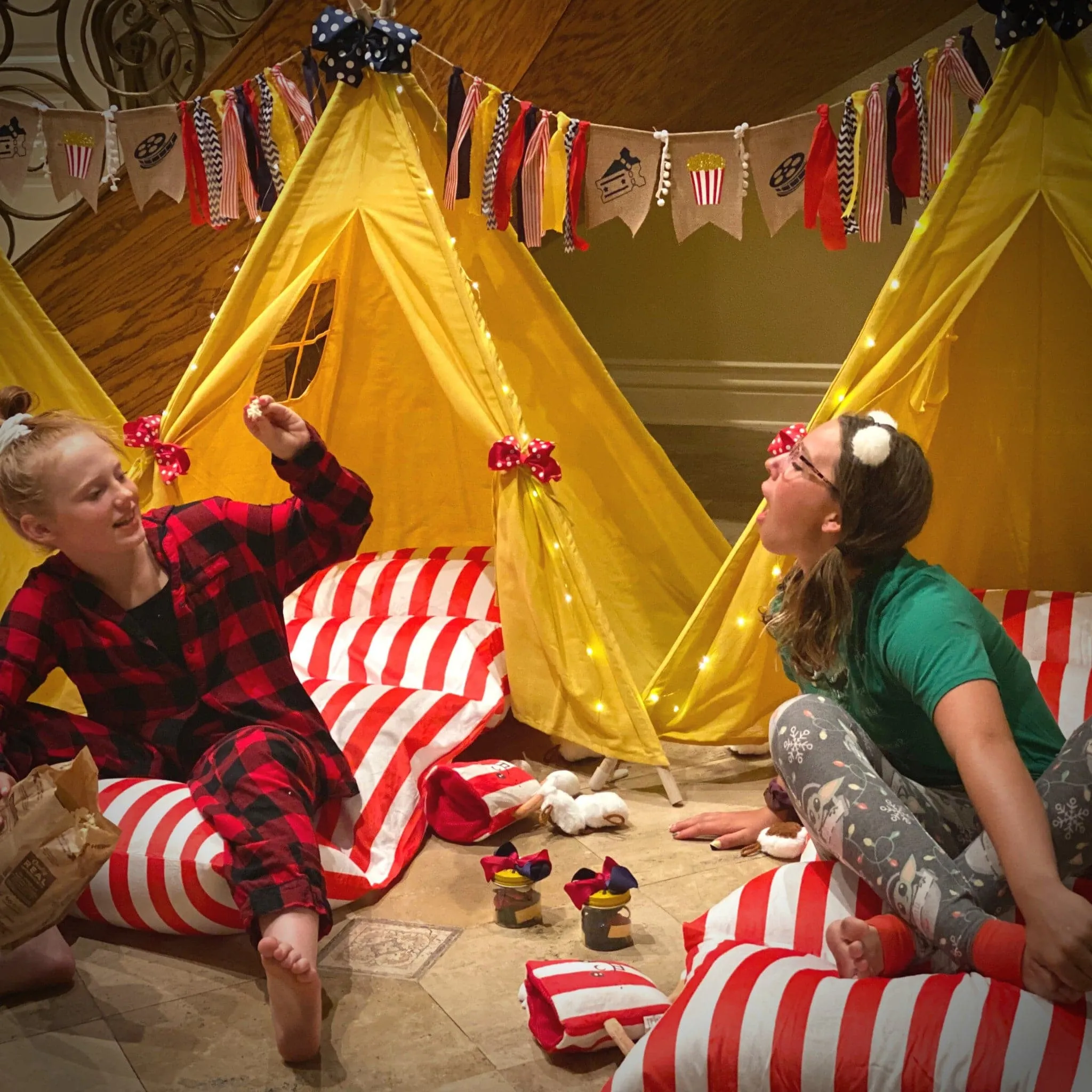 Movie Night Party Sleepover Set, Movie Night Ideas