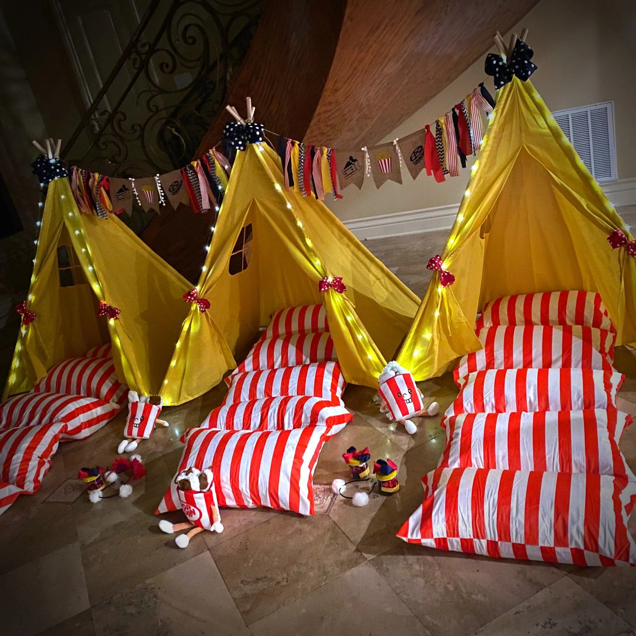Movie Night Party Sleepover Set, Movie Night Ideas