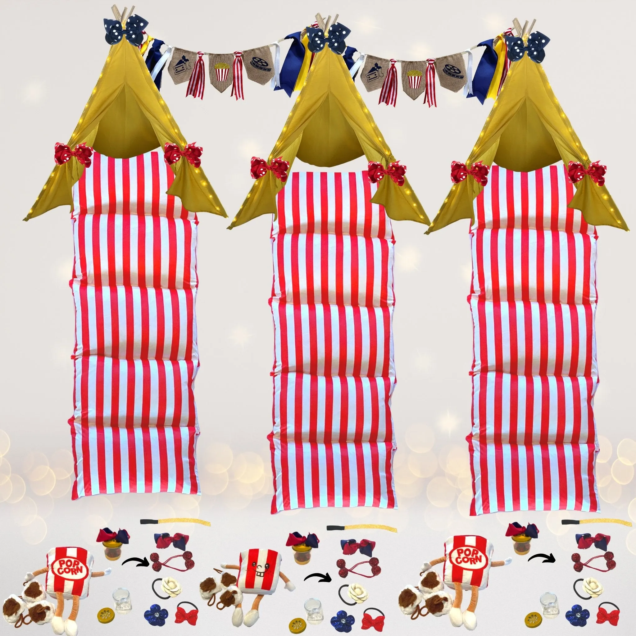 Movie Night Party Sleepover Set, Movie Night Ideas