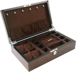 Multiple Bits sacrifice facet fiber punish Watch Box Jewelry Box Jewelry Storage Box (Color : Brass) Watch Gift Mens Jewellery Box Watch Box Organizer Creative Multifunctional Wooden Watch Box Watch Display Box Watch Storage Bag 