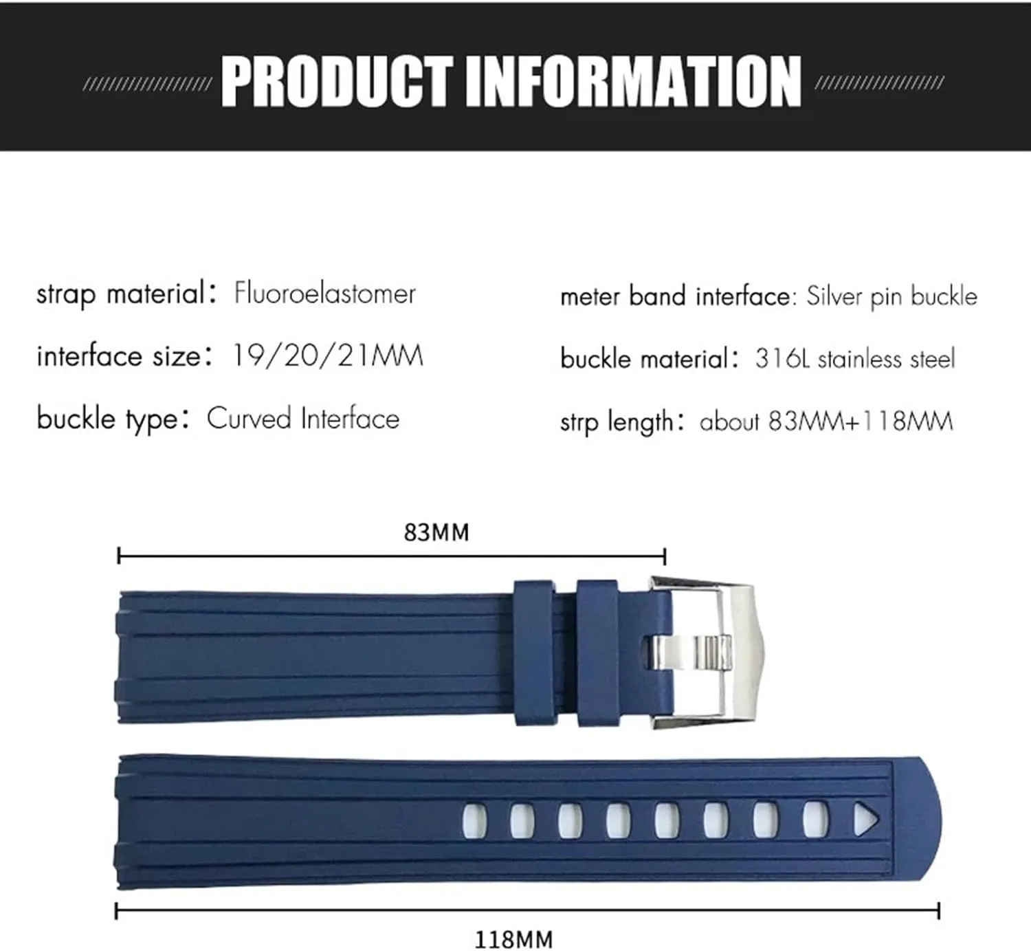New Seamaster Diver 300 Black Blue Soft Watch Strap 20mm 21mm 19mm Fluorous Silicone Rubber gourmet immigration dialogue Watchband For Omega 