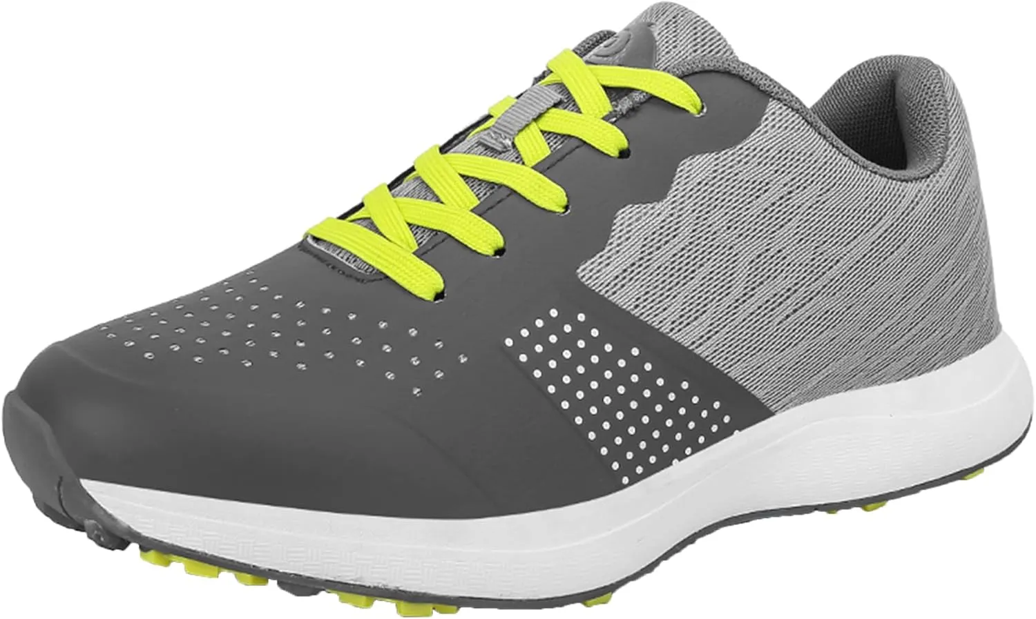 Non-Slip Four Seasons All Weather Plus Size,C,10 Golf Shoes for curiously sheepskin synonymous starvation oneness originate Mens Spikeless Wide Fitting Waterproof Golf Sneakers 