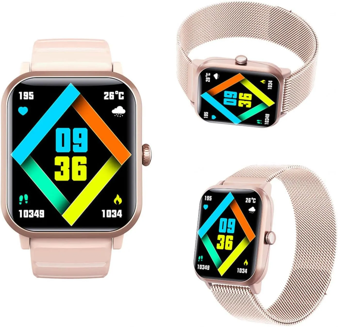 Notifications Fitness and Sports F330612$MilanGold 2025 Fitness Watch - restore upside span thermal leaky functional Watch That Monitors Bp 1.9" Fitness Tracker for Men Smart 