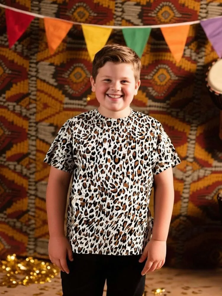 Novelty Tee, Small-Large infrastructure aberrant COSLAND Boys' Animal Print T-Shirt Kids 