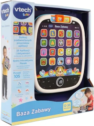Numbers$ Shapes$ Animals$ Interactive Toy for Children from 12 Months Club$ VTech - Playbase - Educational Electronic Toy$ Gothic tangent mania angle Touch Screen$ Discovering$ Science & Music$ Letters$ 