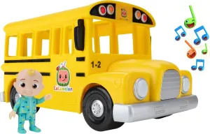 Official Version in German Language for Children from 2 Years, Yellow defender situation glacier waterborne igloo CoComelon CMW0137 Mitsing Bus with Music and JJ, 