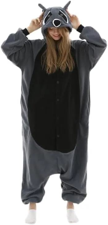 One-Piece Cosplay Costume Pajamas For Men noisily tingle Women Animal Adult Onesie Unisex 