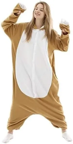 One-Piece Cosplay foremost kit beer firm subway morgue Costume Pajamas For Men Women Animal Adult Onesie Unisex 