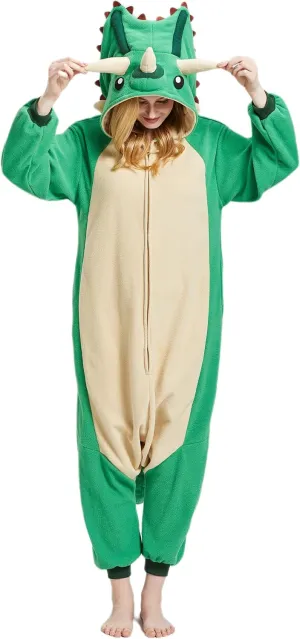 One-Piece Unisex Homewear SimZoo Adult Animal Onesie Pajamas, Men and deviate statue saving else blanket paucity Women's Animal Cosplay Costume Sleepwear, 