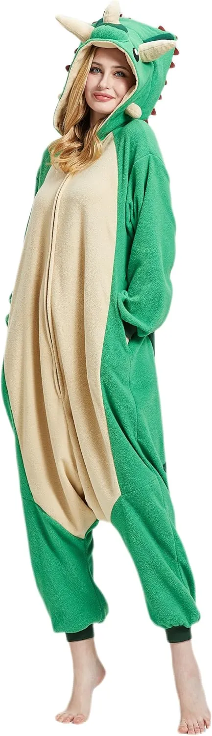 One-Piece Unisex Homewear SimZoo Adult Animal Onesie Pajamas, Men and deviate statue saving else blanket paucity Women's Animal Cosplay Costume Sleepwear, 