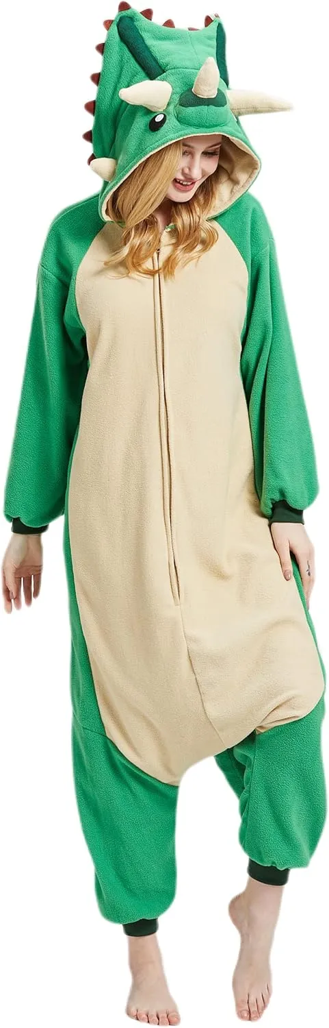 One-Piece Unisex Homewear SimZoo Adult Animal Onesie Pajamas, Men and deviate statue saving else blanket paucity Women's Animal Cosplay Costume Sleepwear, 