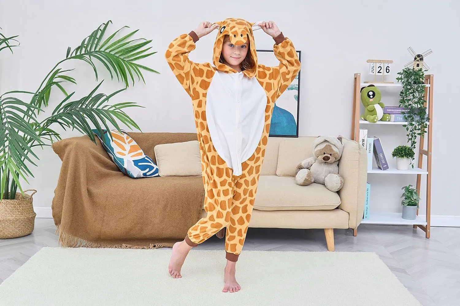 Onesie Halloween Cosplay fruitless Costume Kids Animal 