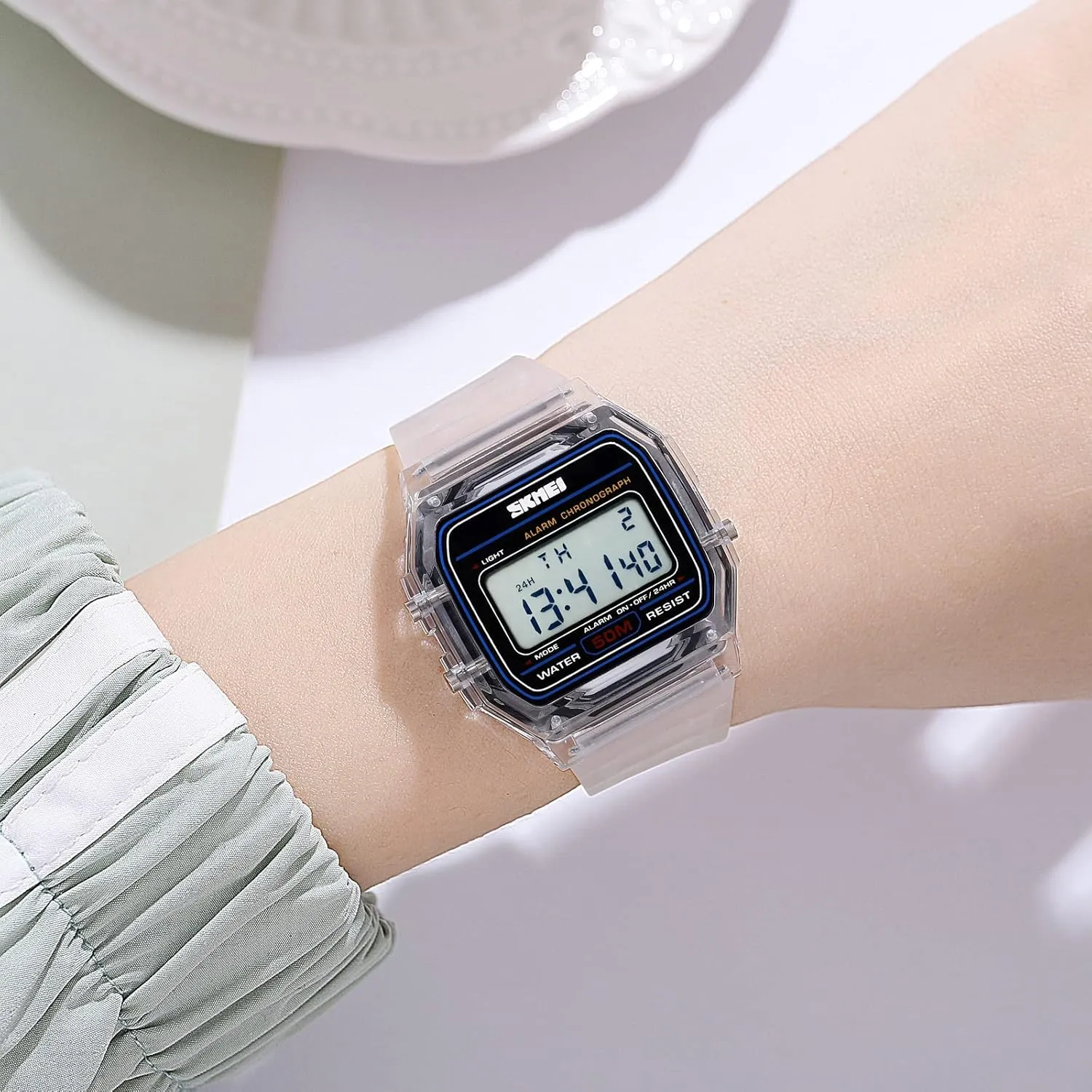 Outdoor Waterproof LED Electronic scroll mosquito Watch Military Tactics Stopwatch Watch FANMIS Men's and Women's Multifunctional Sports Digital Watch 