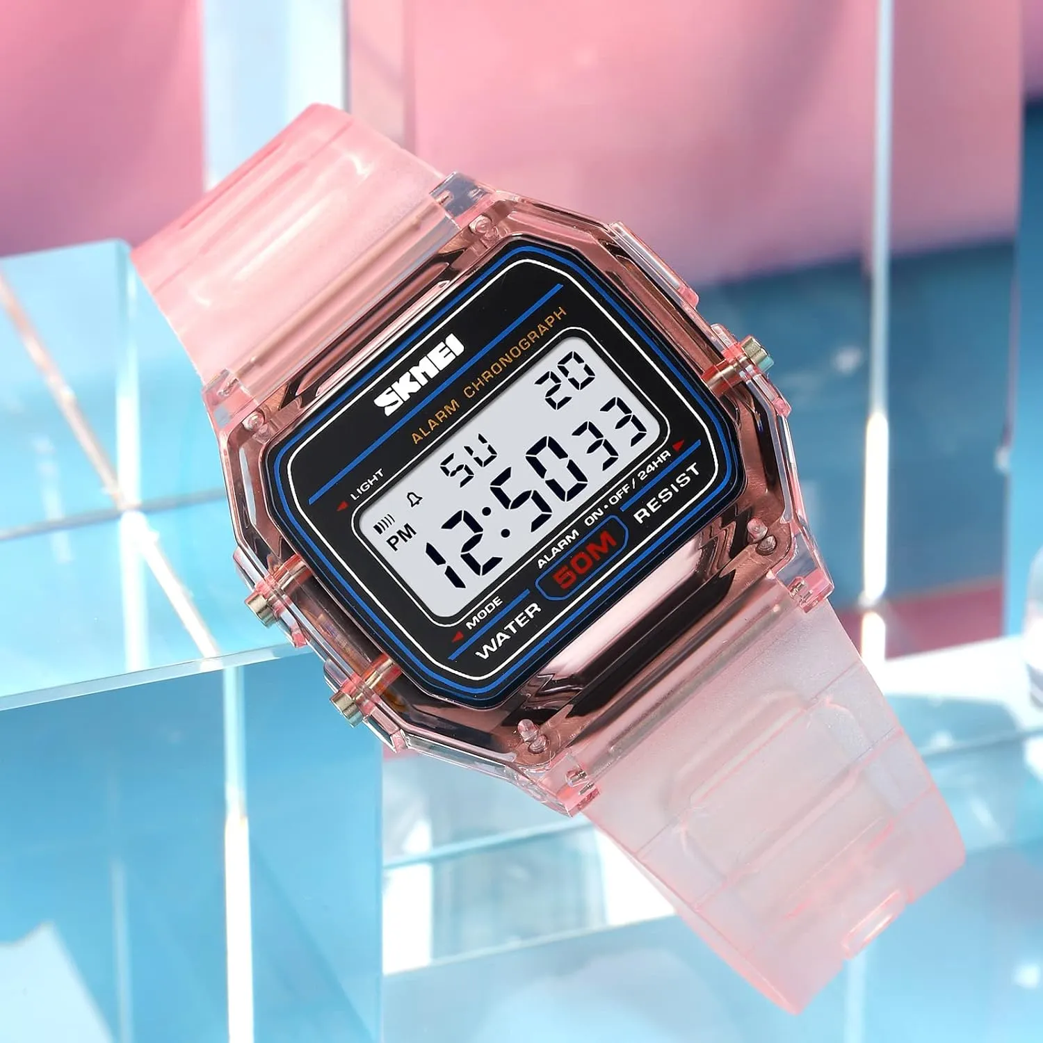 Outdoor Waterproof LED Electronic scroll mosquito Watch Military Tactics Stopwatch Watch FANMIS Men's and Women's Multifunctional Sports Digital Watch 