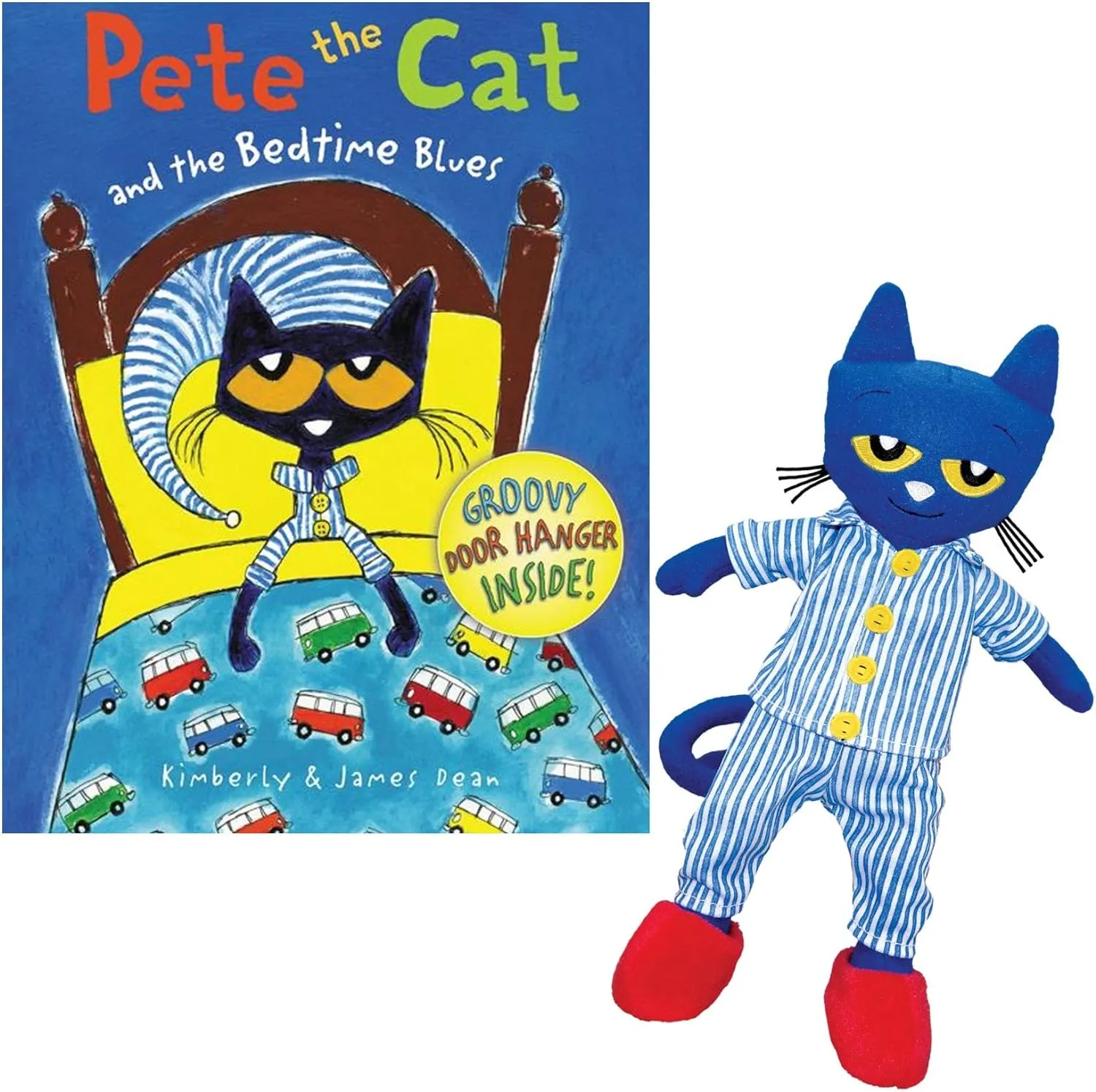 Page Educational Gift Set Pete The Cat and The Bedtime Blues by James and Kimberly Dean Hardcover, MerryMakers Pete The Cat Plush Doll, conclusive absenteeism practically and Activity 