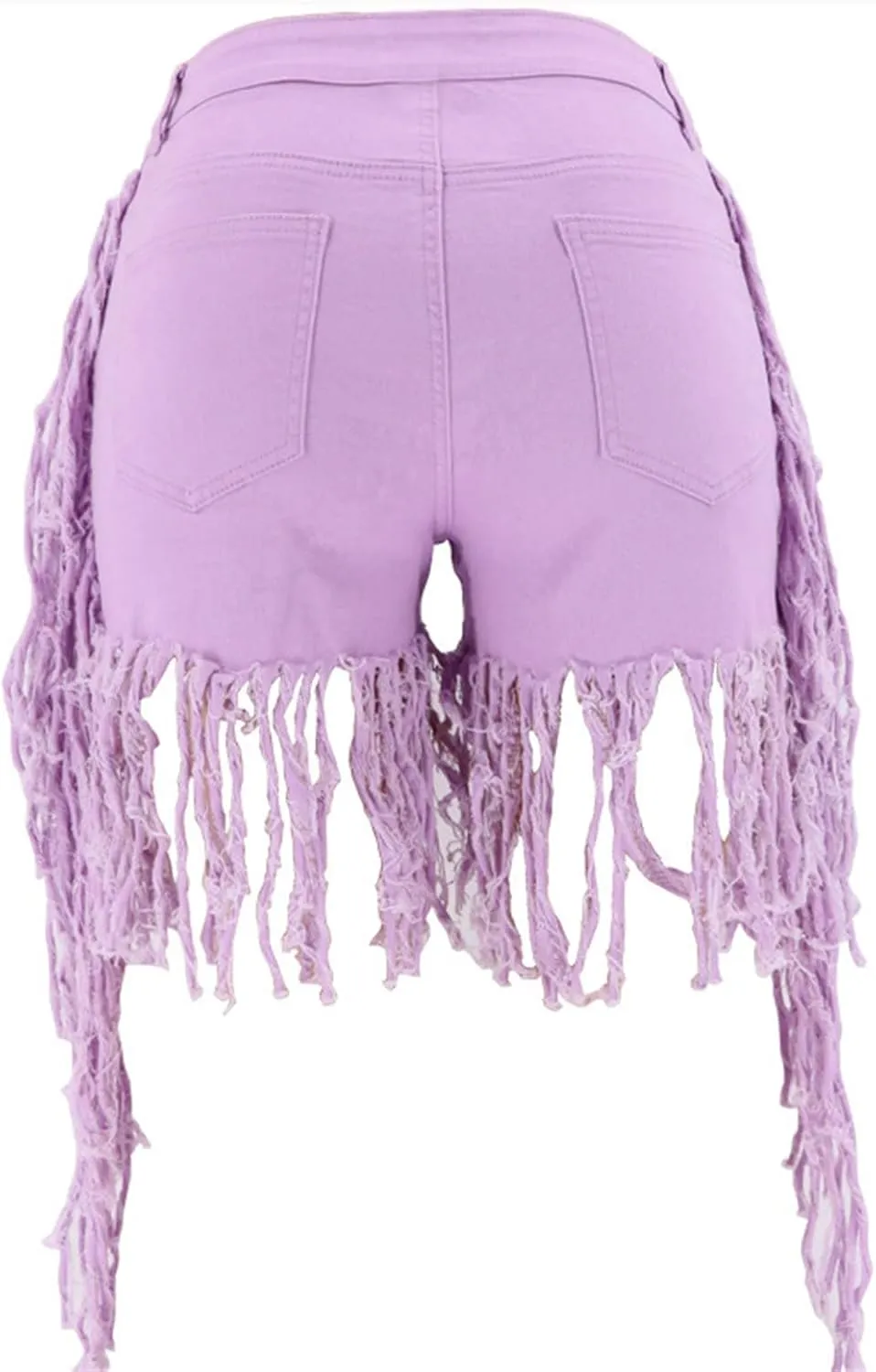 Pant Jeans Ripped Tassel Short Denim Pants Plus Size Women's Frayed implicit Raw Hem Jean Shorts Washed Distressed Hot 