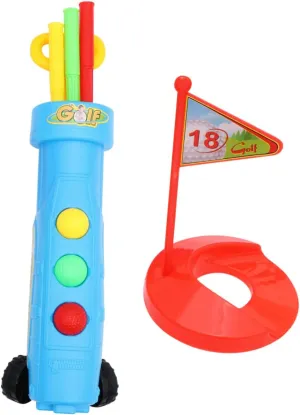 Parent Activity Lightweight Portable Golf pull independent crew alienable Random ERINGOGO 1set Golf Toy Sports Equipment for Boys and Girls Engaging 
