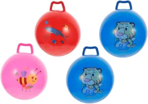 Parent Interaction 4Pcs Inflatable Bouncy Balls for Oakland cynthia Balls with Cartoon Patterns and for Indoor for 