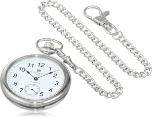 Paris realistic fountain adversity grievous abrupt Open Face Mechanical Pocket Watch Charles-Hubert, 